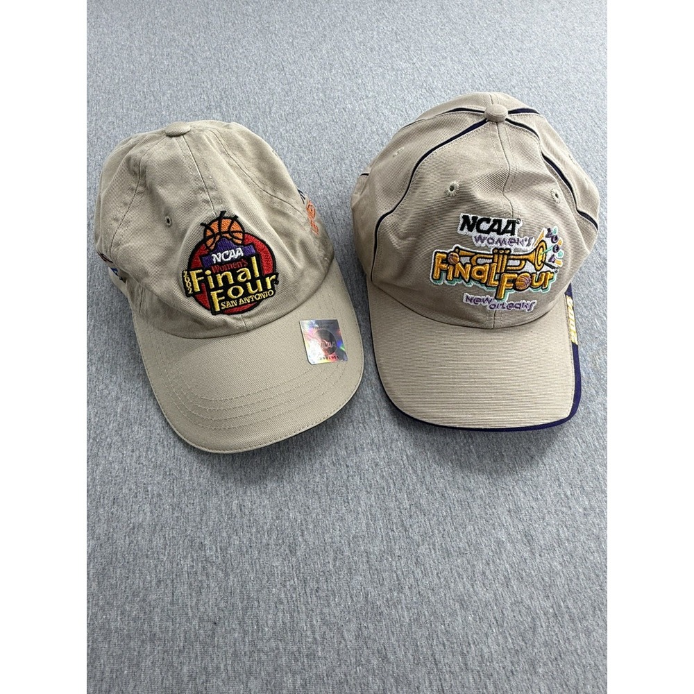 NCAA 2002/2004 Women's FINAL FOUR New Orleans San Antonio Hat Lot Vintage